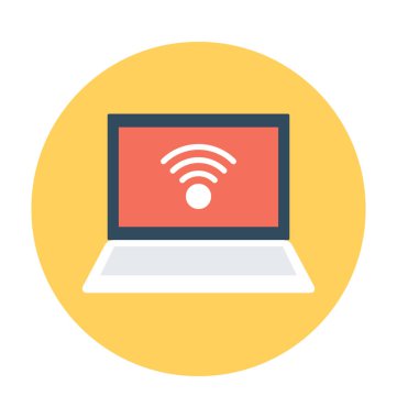 WiFi vektör simge bağlı