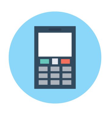 telefon düz vektör simgesi