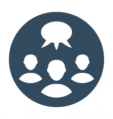 Ağ düz vektör simgesi