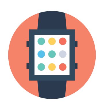 akıllı saat vektör simgesi