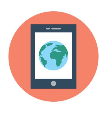 Mobil Internet vektör simgesi