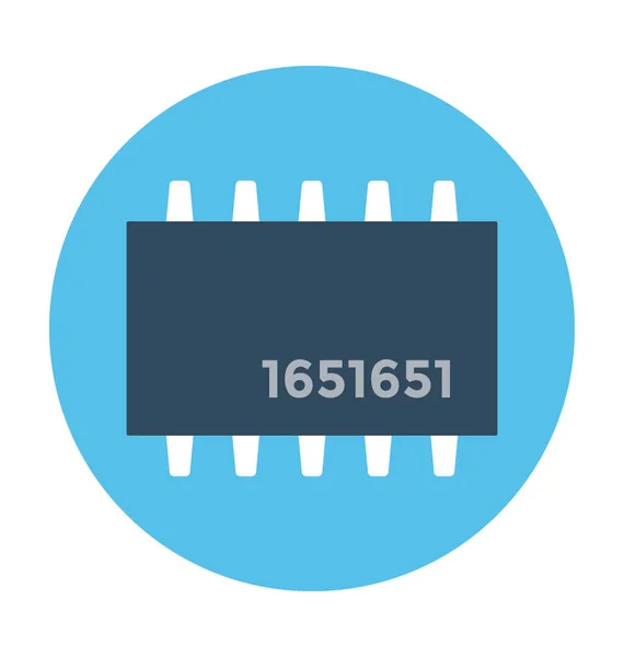 集成电路矢量图标 — 图库矢量图片