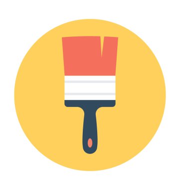 boya fırçası vektör simgesi