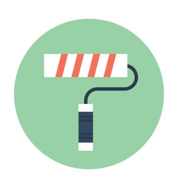 boya silindiri vektör simgesi