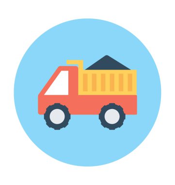 Kamyon vektör simgesini boşalt