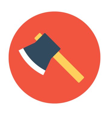 Balta düz vektör simgesi