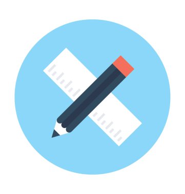 Geometri araçları vektör simgesi