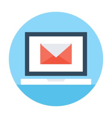 e-posta pazarlama vektör simgesi