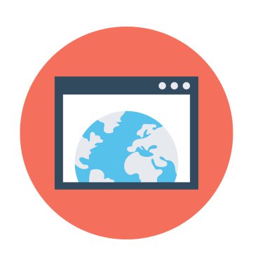 Düz vektör simge tarama