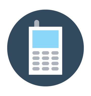 Telsiz telefon vektör simgesi