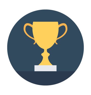 Trophy Düz Vektör Simgesi