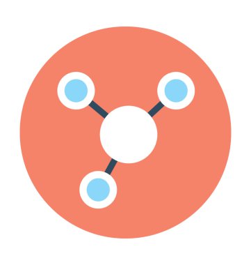 ağ düz vektör simgesi