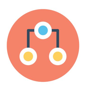 Ağ paylaşımı vektör simgesi