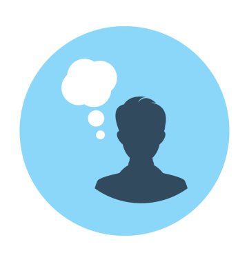 Düz vektör simge konuşmak