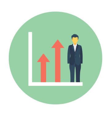 Promosyon düz vektör simgesi