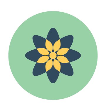 Puschkinia düz vektör simgesi