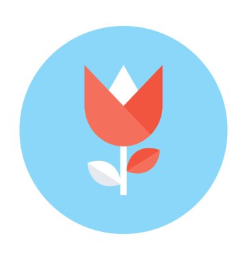 Lale Bud vektör simgesi