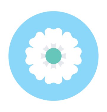 Çiçek yaprakları vektör simgesi