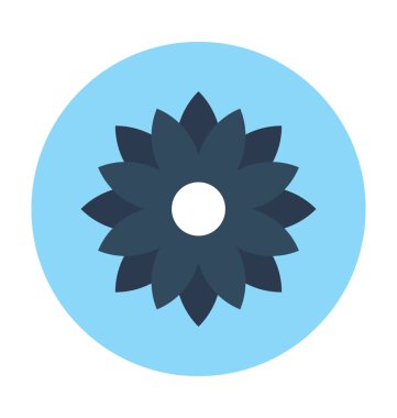 Chickweed çiçek vektör simgesi