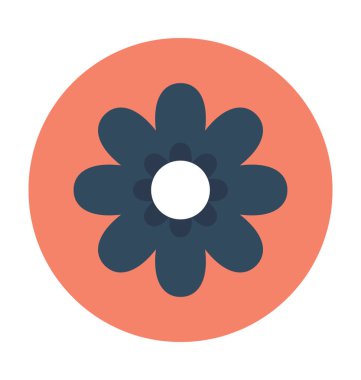 Chickweed çiçek vektör simgesi