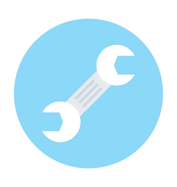 Ikona Plochého Vektoru Klíče — Stockový vektor