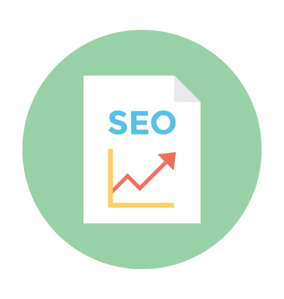 SEO rapport vektor symbol — Stock vektor