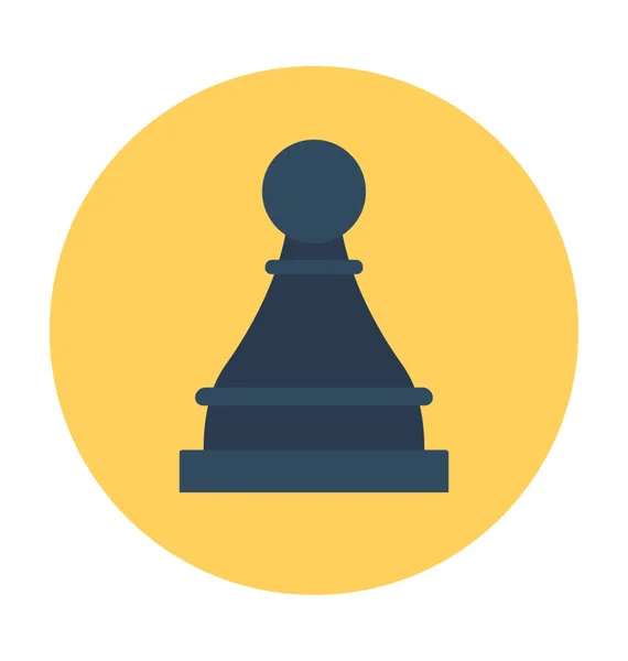 Schachbauernvektorsymbol — Stockvektor