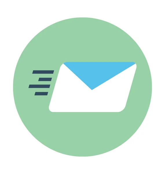 Enviar ícone de vetor de correio — Vetor de Stock