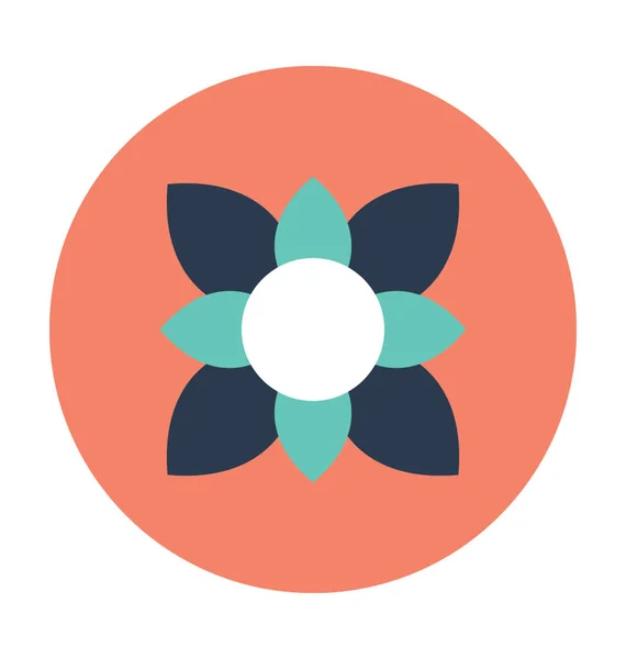 Квітка Японського Векторної Icon — стоковий вектор