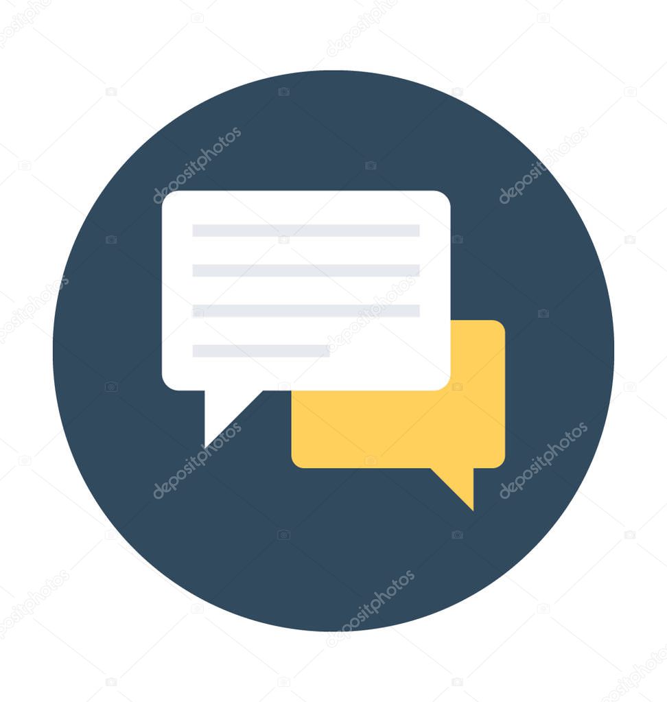 Chat Bubbles Vector Icon