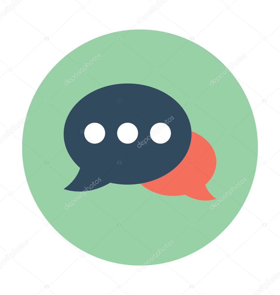 Chat Bubble Vector Icon