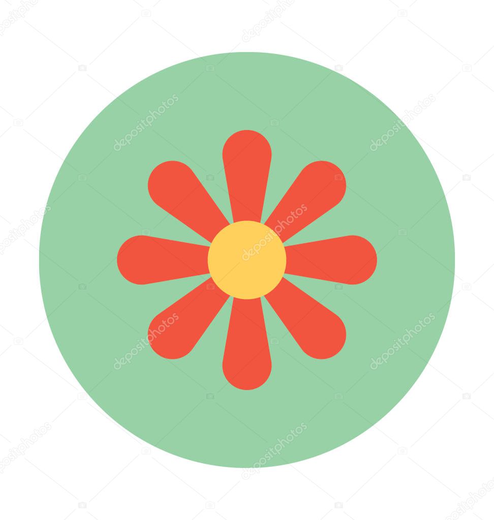 Hoya Flower Vector Icon