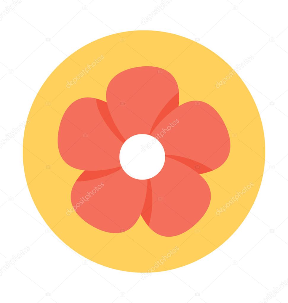 Hoya Flower Vector Icon