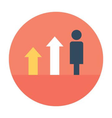 Promosyon düz vektör simgesi