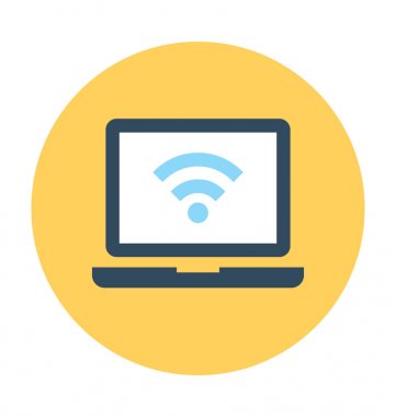 WiFi bağlantı vektör simgesi