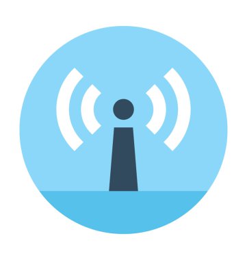 WiFi kule vektör simgesi