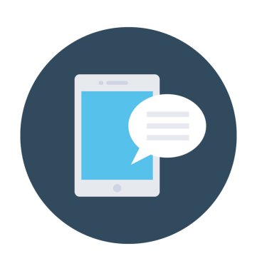 Mobil Sms vektör simgesi