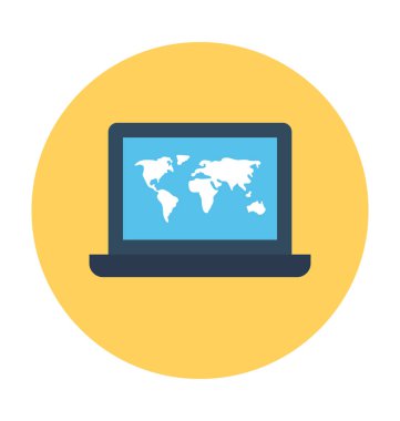 Internet bağlantısı vektör simgesi