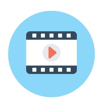 ortam oynatıcı vektör simgesi