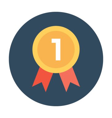 Pozisyon rozet vektör simgesi