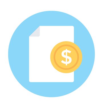 İş sözleşmesi vektör simgesi