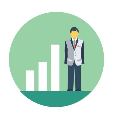 Promosyon düz vektör simgesi