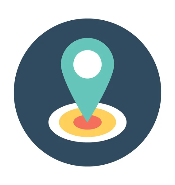 Mapa Pin Vector Icono — Vector de stock