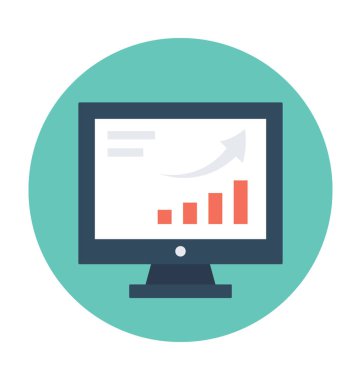 SEO grafik vektör simgesi