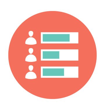 analitik düz vektör simgesi