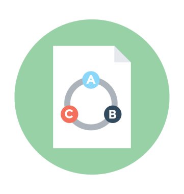 düz vektör simgesini rapor et