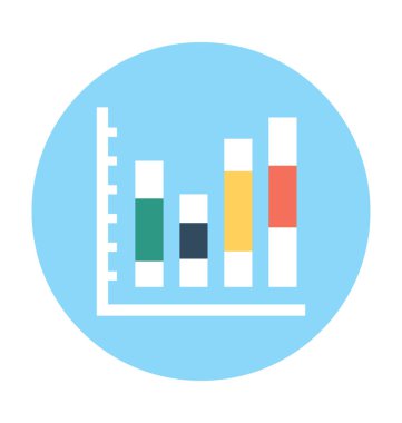 bar çizelgesi vektör simgesi