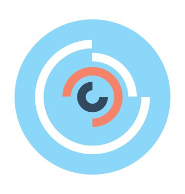 Akış şeması vektör simgesi