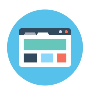 Tel kafes düz vektör simgesi