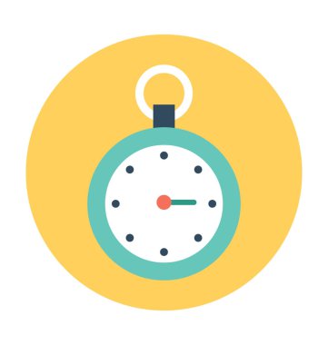 Chronometre vektör simgesi